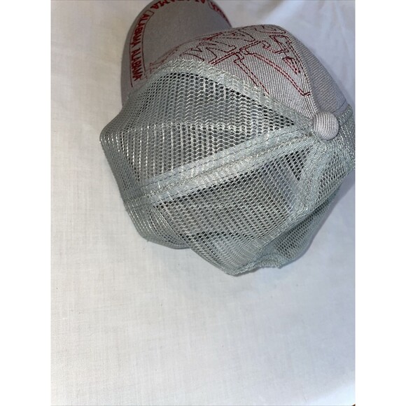 Unbranded Alabama Baseball Cap Unisex One Size Gray Red Adjustable Mesh Back - Picture 12 of 12